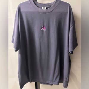 Nike ACG Dark Gray Sweatshirt with Purple Logo